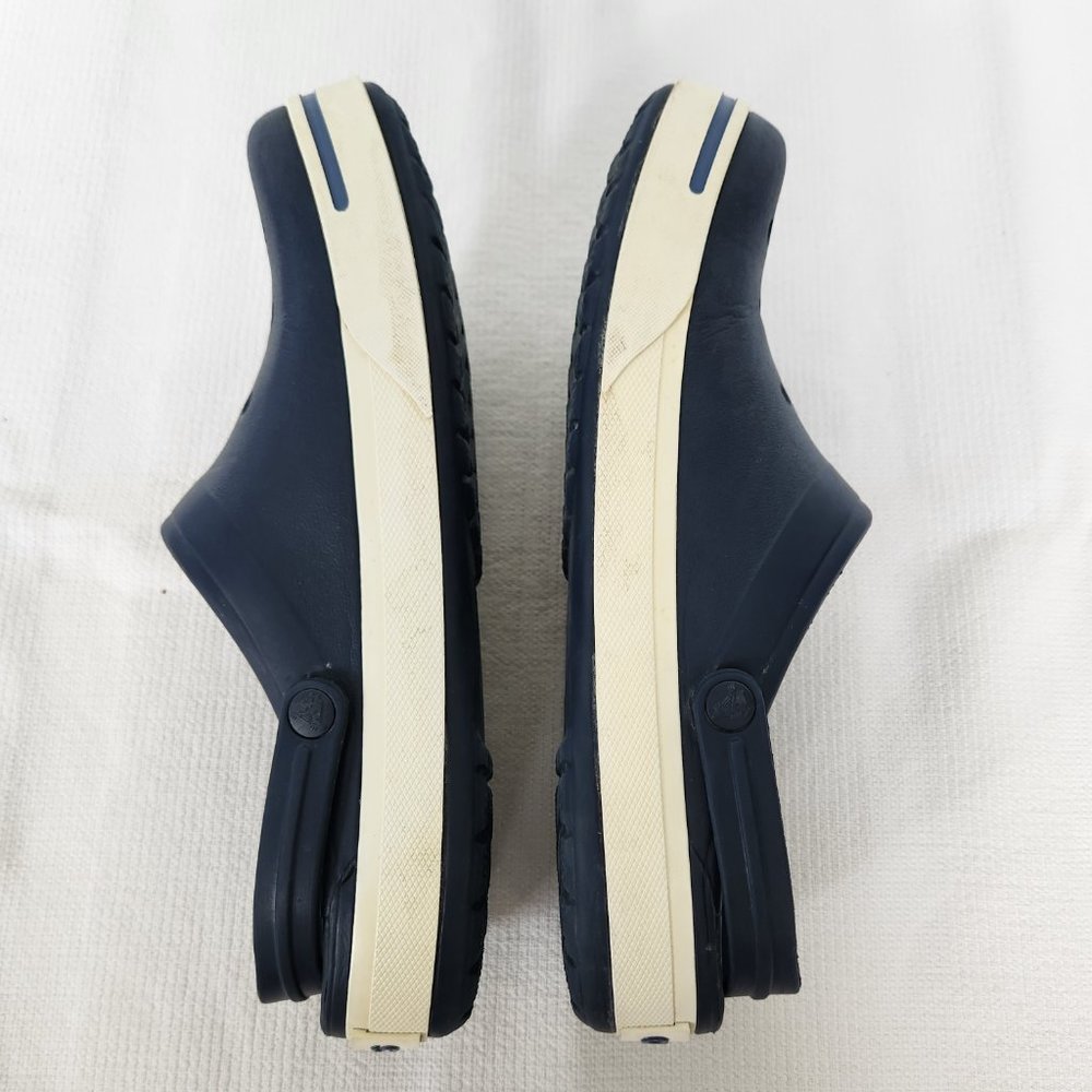 Men's Navy Blue Clogs - Picture 7 of 9